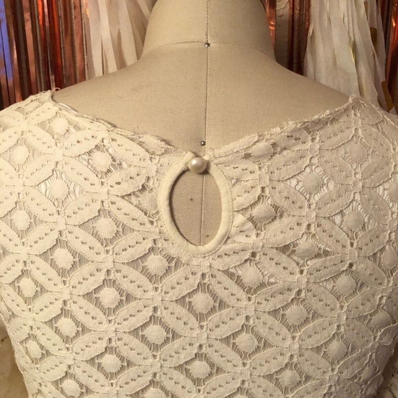 White Eyelet Dress - Picture 3 of 6